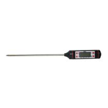 Termômetro Digital EOS TP101 Tipo Espeto -50+300 Haste 14,5cm Inox com Preto Termômetro Digital EOS TP101 Tipo Espeto -50+300 Haste 14,5cm Inox com Preto