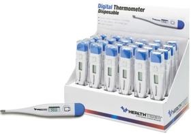 Termômetro digital HealthTeam para adultos e crianças (pacote com 24) Termômetro digital HealthTeam para adultos e crianças (pacote com 24)