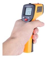 Termômetro Digital Infravermelho Industrial Culinário Mira Laser Medição -50 +400C Medidor Digital