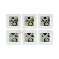 Termômetro Digital Interno E Externo Higrômetro Monitor LCD 4-10pcs Mini Detector De Temperatura E