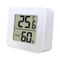 Termômetro Digital Interno Mini Medidor De Temperatura E Umidade Portátil Com Display Eletrônico