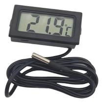 Termômetro Digital LCD com Sonda para Culinária e Ambiente