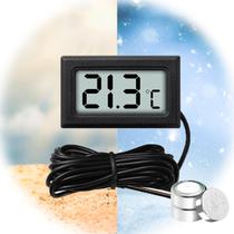 Termômetro Digital Lcd Geladeira Freezer Chocadeira Aquário Termômetro Digital Lcd Geladeira Freezer Chocadeira Aquário