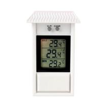 Termômetro Digital LCD Interno E Externo Com Sensor Meteorológico Max Min Display Para Casa, Jardim