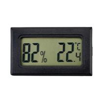 Termômetro Digital Mini Interno Com Higrômetro, Display LCD, Sensor De Temperatura E Umidade