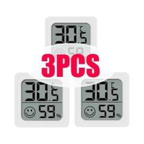 Termômetro Digital Mini LCD Higrômetro Medidor De Temperatura E Umidade Interna Sensor Conjunto De