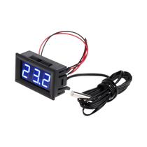 Termômetro Digital Mini LED 12V -50 a 110 graus Medidor De Temperatura Para Carro C DC 5-12V Com Sonda