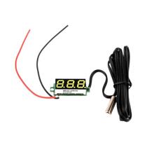 Termômetro Digital Mini LED Para Carro 12V 24V Monitor De Temperatura -50 a 125C Com Sonda