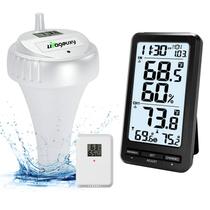 Termômetro Digital Sem Fio À Prova D'água Para Piscina, Banheira De Hidromassagem, Spa, Tela LCD De