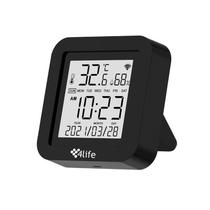 Termômetro Digital Tela LCD - Sensor de Temperatura Ambiente 4Life - Preto