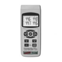 Termômetro Digital Tipo K E J C Rs-232 4 Canais Datalogger 16000 Dados Memória Máx Mín Hold Th-096 Portátil Instrutherm