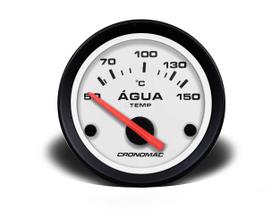 Termômetro elétrico 52mm água street branco (315110sb) cronomac Termômetro elétrico 52mm água street branco (315110sb) cronomac