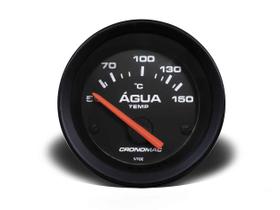 Termômetro elétrico 52mm água street preto (315110sp) cronomac Termômetro elétrico 52mm água street preto (315110sp) cronomac