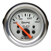 Termômetro Elétrico Óleo 50-150C 12V 52mm Cinza Universal