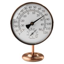 Termômetro Foxyoo 10 cm com medidor analógico de umidade para ambientes internos