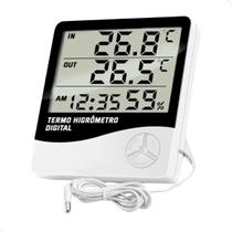 Termômetro Higrômetro Digital Com Cabo Minima Maxima Termômetro Higrômetro Digital Com Cabo Minima Maxima