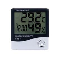 Termômetro Higrômetro Digital LCD -10C a +50C Preto