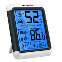 Termômetro Higrômetro Digital ThermoPro TP55 com Tela Touchscreen Jumbo e Luz de Fundo