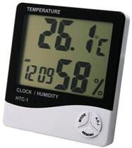 Termômetro Higrômetro Relógio Digital Parede e Mesa - Clock