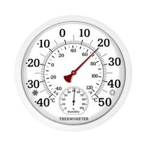 Termômetro Higrômetro Sem Fio De 25cm, Para Ambientes Internos E Externos, Jardim, Temperatura
