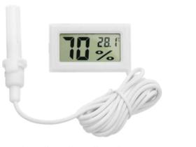 Termômetro Higrômetro Termohigrômetro Digital Chocadeira Branco