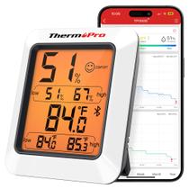 Termômetro Higrômetro ThermoPro TP350 Bluetooth 260 pés