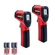 Termômetro infravermelho AHOSOUTLY Temperature Gun, pacote com 2 Termômetro infravermelho AHOSOUTLY Temperature Gun, pacote com 2