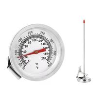 Termômetro Inox 0-200C - Mede Temperaturas - Durável