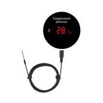 Termômetro Inteligente WIFI Haozee Tuya Com Sonda Externa, Sensor De Temperatura Com Bateria