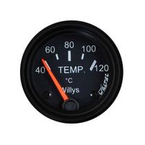Termômetro Mecânico Da Água 40-120c 52mm Preto Willys