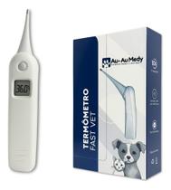 Termômetro Ponta Flexível Veterinário Auau Medy