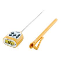 Termômetro Taylor 9878E à prova d'água de 11,5 cm com haste amarela Termômetro Taylor 9878E à prova d'água de 11,5 cm com haste amarela
