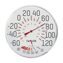 Termómetro Taylor Precision Humidiguide con Esfera, 30 cm, Blanco Termómetro Taylor Precision Humidiguide con Esfera, 30 cm, Blanco