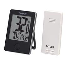 Termômetro Taylor Wireless Digital Interior Outdoor LCD Preto