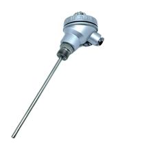 Termopar Pt100 Sensor de Temperatura 3 Fios Haste 6 x 400 mm Com Cabeçote Pequeno Rosca 1/2 Bsp
