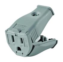 Termoplástico Leviton Outlet 15 Amp Nema 5-15R Cinza 125V Termoplástico Leviton Outlet 15 Amp Nema 5-15R Cinza 125V