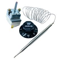 Termostato Bivolt Para Estufa 0 A 40 Graus 16 Amperes Com Botão Manipulador Temperatura