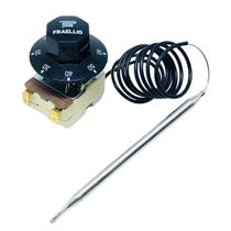 Termostato Capilar 0 a 60 Graus 20 Amperes 2 Terminais Para Estufas Balcão Térmico Rechaud Termostato Capilar 0 a 60 Graus 20 Amperes 2 Terminais Para Estufas Balcão Térmico Rechaud