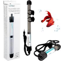 Termostato com Aquecedor 100w Para Aquários de até 100 litro Aquatank hobby 220V