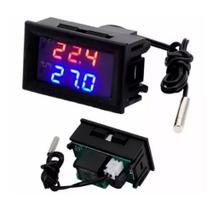 termostato controle digital w1209wk controlador temperatura 12v com sensor - dyimore