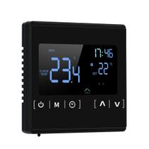 Termostato de aquecimento por piso radiante, tela de toque LCD, temperatura C