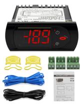 Termostato de temperatura Urnqowuy PZGXS0J111 115V com sondas de sensor Termostato de temperatura Urnqowuy PZGXS0J111 115V com sondas de sensor