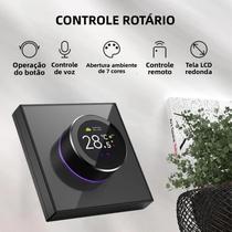 Termostato Inteligente Com Tela De 1,32 Pol. E Botão Rotativo, 95~240VAC, Controlador Digital Termostato Inteligente Com Tela De 1,32 Pol. E Botão Rotativo, 95~240VAC, Controlador Digital