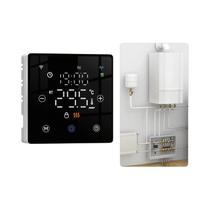 Termostato Inteligente MOES Tuya WiFi ZigBee Alimentado Por Bateria Para Caldeira a Gás Alexa Google
