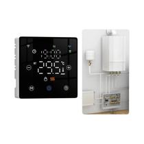 Termostato Inteligente MOES Tuya WiFi ZigBee Alimentado Por Bateria Para Caldeira a Gás, Compatível