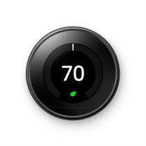 Termostato inteligente Nest Learning de 3ª geração com Alexa - Mirror Black Termostato inteligente Nest Learning de 3ª geração com Alexa - Mirror Black