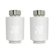 Termostato Inteligente Tuya TRV Válvula De Radiador Controlador De Temperatura Para Aquecimento Termostato Inteligente Tuya TRV Válvula De Radiador Controlador De Temperatura Para Aquecimento