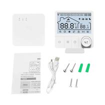 Termostato Inteligente Tuya Wifi Operado Por Bateria Para Aquecimento Sem Fio De Caldeira a Gás,