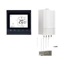 Termostato Inteligente WiFi Para Aquecimento De Piso Elétrico E Caldeira a Gás Compatível Com Alice