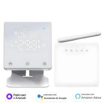 Termostato Inteligente WiFi Para Caldeira a Gás RF433 Controlador De Temperatura Sem Fio Alexa